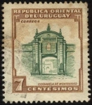 Stamps Uruguay -  Entrada  de la vieja Ciudadela de Montevideo.