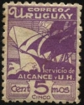 Stamps America - Uruguay -  Late Fee Stamps. Sello de retardo. Servicio de Alcance y U.H. 