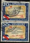 Stamps Uruguay -  Mi autoridad emana de vosotros y ella cesa ante vuestra presencia soberana. Frase del General Artiga
