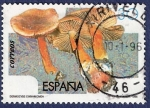 Stamps Spain -  Edifil 3342 Micología Cortinario canelo 30