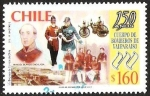Stamps Chile -  150 AÑOS CUERPO DE BOMBEROS DE VALPARAISO