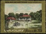 Stamps Uruguay -  El solar del General Artigas en Ibiray República del Paraguay. 
