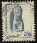 Stamps Uruguay -  Antropolito de Mercedes, Dpto. de Soriano. 