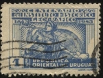Sellos de America - Uruguay -  100 años del Instituto Histórico Geográfico. 