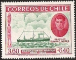 Stamps Chile -  OCUPACION DE PASCUA - HERMANO EUGENIO EYRAUD 