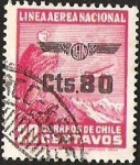 Sellos de America - Chile -  LINEA AEREA NACIONAL - CONDOR