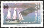 Stamps Chile -  TOMA DE POSECION DEL ESTRECHO DE MAGALLANES -  PUNTA SANTA ANA