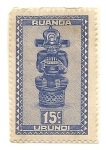 Stamps Rwanda -  Escultura