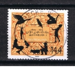 Stamps Germany -  75º  Aniversario de Hans Christian andersen  1805- 1875