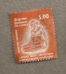 Sellos de Asia - Sri Lanka -  Tambor Kundyan