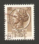 Stamps : Europe : Italy :  moneda siracusana