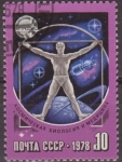 Sellos de Europa - Rusia -  Rusia URSS 1978 Scott 4668 Sello Nuevo Hombre, Tierra y Vostok