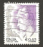 Stamps Italy -  2690 - La mujer en el arte, Cortesana