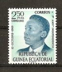 Stamps : Africa : Equatorial_Guinea :  I Aniversario de la Independencia