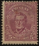 Stamps : America : Uruguay :  El General Artigas.