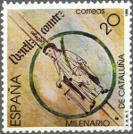 Stamps Spain -  ESPAÑA 1988 2960 Sello Nuevo Milenario de Cataluña Conde de Barcelona Spain Espagne Spagna Spanje 