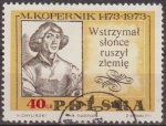 Sellos de Europa - Polonia -  Polonia 1969 Scott 1659 Sello Nuevo Nicolas Copernico Xilografia de Tobias Stimer