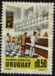 Sellos de America - Uruguay -  150 años del correo del Uruguay.