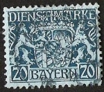 Stamps : Europe : Germany :  BAYERN - DIENSTMARKE