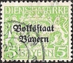 Stamps Germany -  BAYERN - DIENSTMARKE