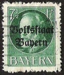 Stamps Germany -  BAYERN - BOLFSFTAAT BAYERN