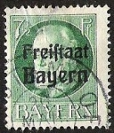 Stamps Germany -  BAYERN - FREIFTAAT BAYERN