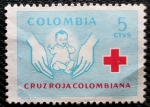 Stamps : America : Colombia :  Cruz Roja Colombiana