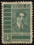 Stamps America - Uruguay -  Florencio Sanchez. Dramaturgo y periodista uruguayo. 1875-1910.