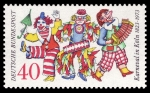 Stamps Germany -  karneval in Koln 1923-1973