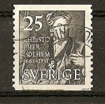 Stamps Sweden -  Bicentenario de la muerte de Cristopher Polhem.