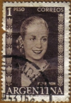 Stamps Argentina -  EVA PERON