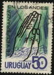 Stamps Uruguay -  Tragedia de avión en los Andes. Fé y esperanza.
