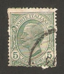 Stamps Italy -  victor emmanuel III