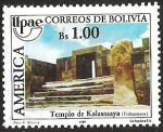Stamps : America : Bolivia :  TEMPLO DE KALASASAYA - TISHUANACU