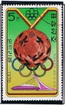 Stamps North Korea -  Bronce