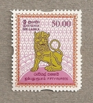 Sellos de Asia - Sri Lanka -  León