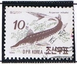 Sellos de Asia - Corea del norte -  pez