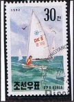 Sellos de Asia - Corea del norte -  Barco de vela