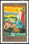Stamps United Arab Emirates -  SHARJAH & DEPENDENCIES - LA PECHE MIRACULEUSE