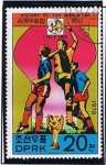 Stamps North Korea -  History of the world cup