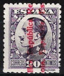 Stamps Spain -  597 Alfonso XIII. (2ª República española)