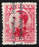 Stamps Spain -  598 Alfonso XIII
