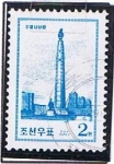 Sellos de Asia - Corea del norte -  Monumento