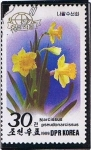 Stamps North Korea -  Rhododendrron