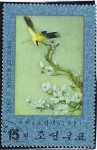 Stamps North Korea -  Pajaro