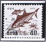 Stamps North Korea -  Pez