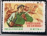 Stamps North Korea -  Soldado