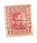 Sellos de America - Uruguay -  correo terrestre