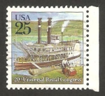 Stamps United States -  20 Congreso de la Unión Postal Universal, barco