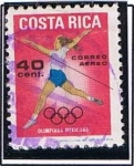 Stamps : America : Costa_Rica :  Olimpiadas Mexico´68  (ginnasia)